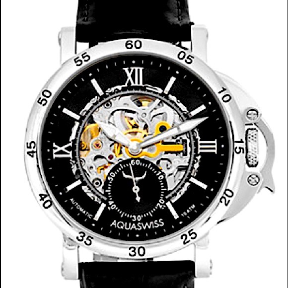 Aquaswiss Lex Skeleton Men’s Watch - Picture 1 of 12